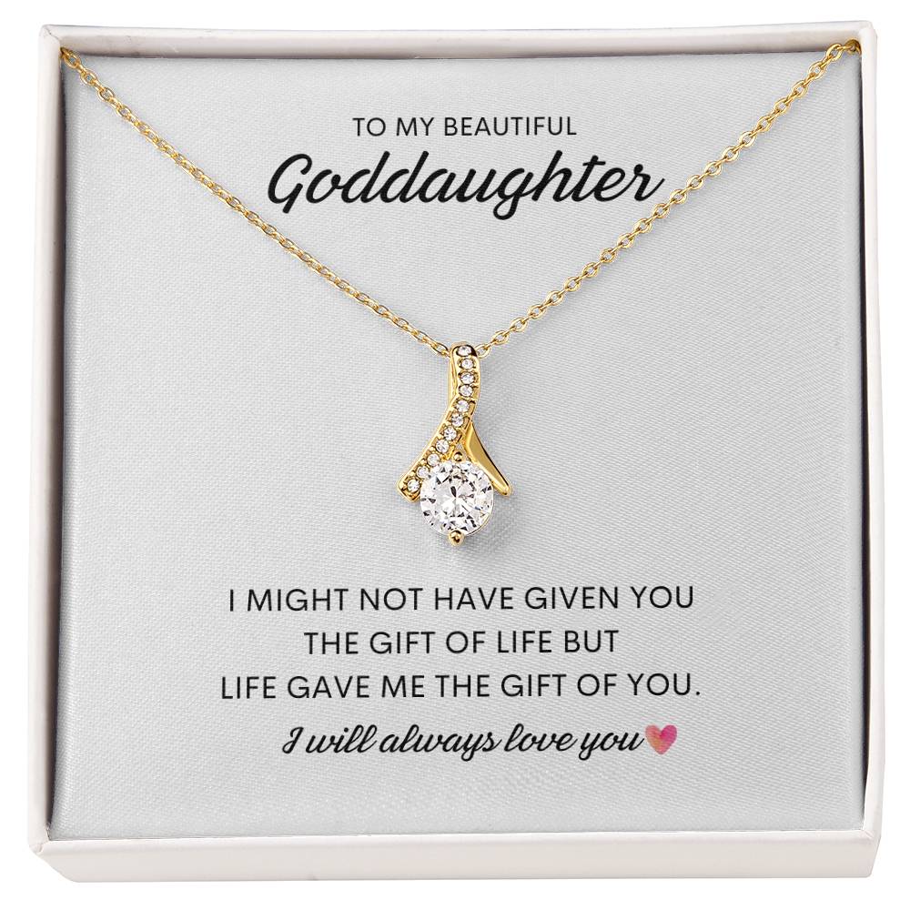 Goddaughter Gifts from Godmother Goddaughter Necklace Goddaughter baptism gift Goddaughter Birthday Goddaughter Wedding Gift Christmas gifts