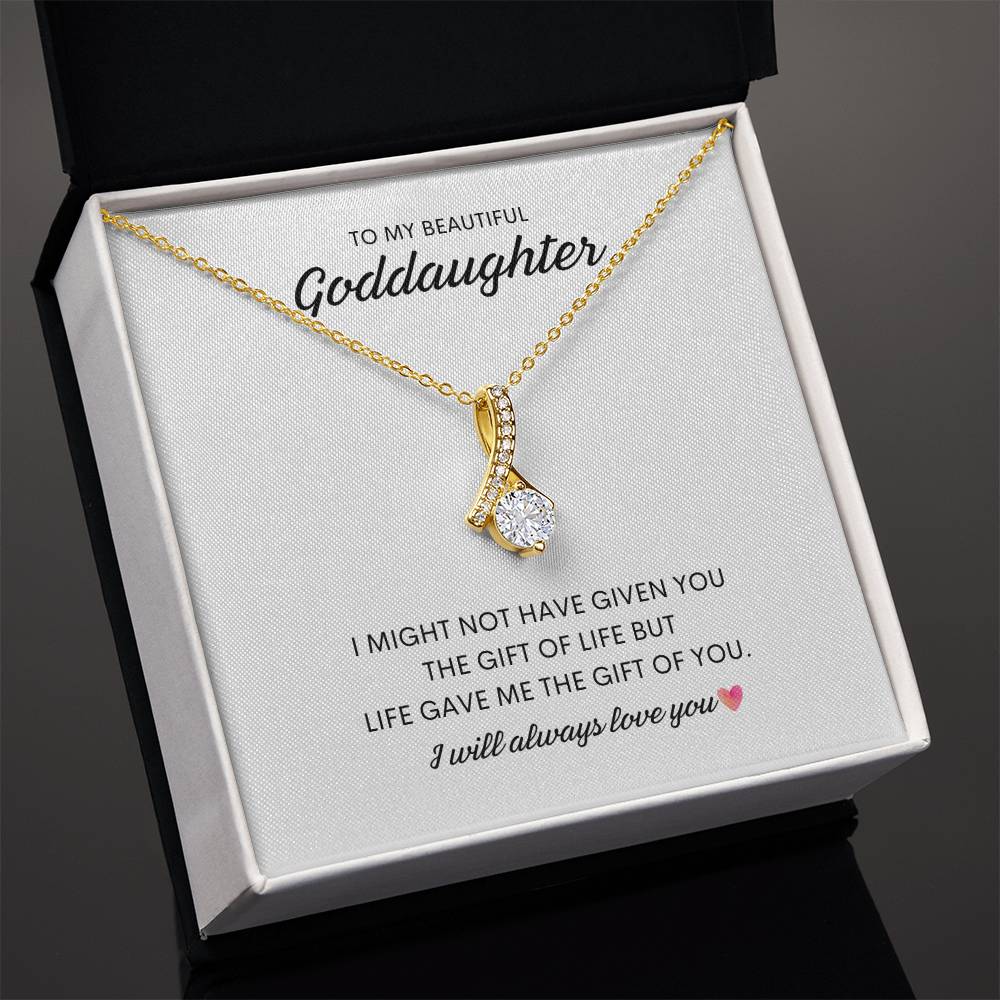 Goddaughter Gifts from Godmother Goddaughter Necklace Goddaughter baptism gift Goddaughter Birthday Goddaughter Wedding Gift Christmas gifts