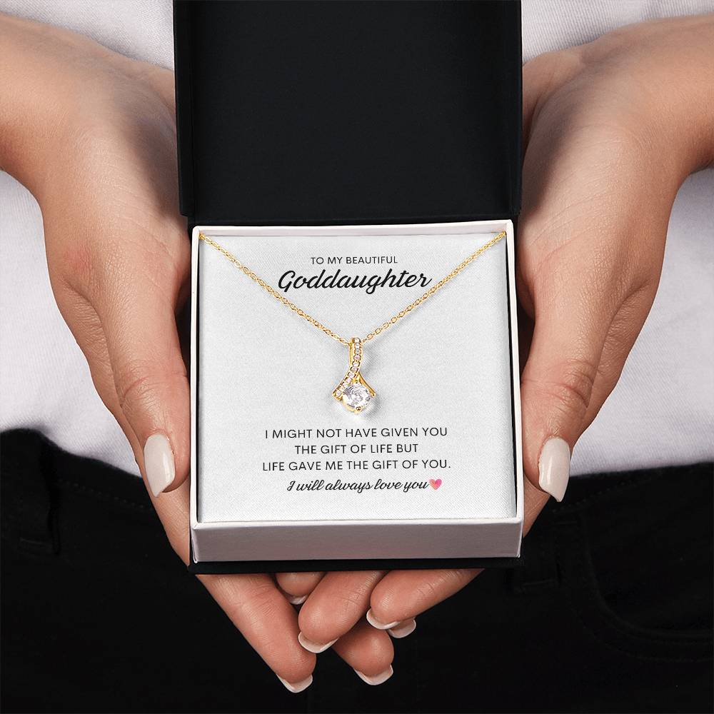 Goddaughter Gifts from Godmother Goddaughter Necklace Goddaughter baptism gift Goddaughter Birthday Goddaughter Wedding Gift Christmas gifts