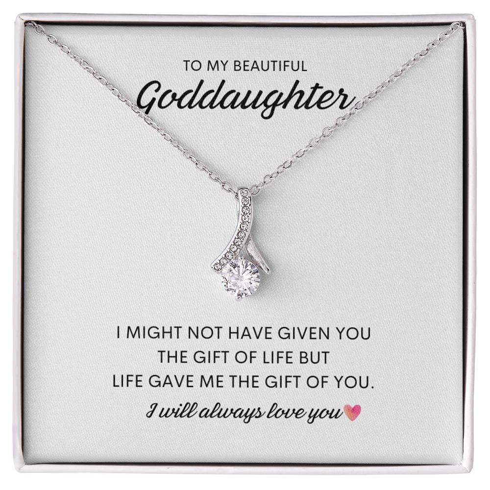 Goddaughter Gifts from Godmother Goddaughter Necklace Goddaughter baptism gift Goddaughter Birthday Goddaughter Wedding Gift Christmas gifts