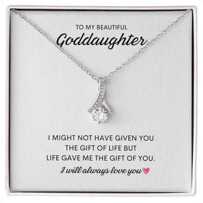 Goddaughter Gifts from Godmother Goddaughter Necklace Goddaughter baptism gift Goddaughter Birthday Goddaughter Wedding Gift Christmas gifts