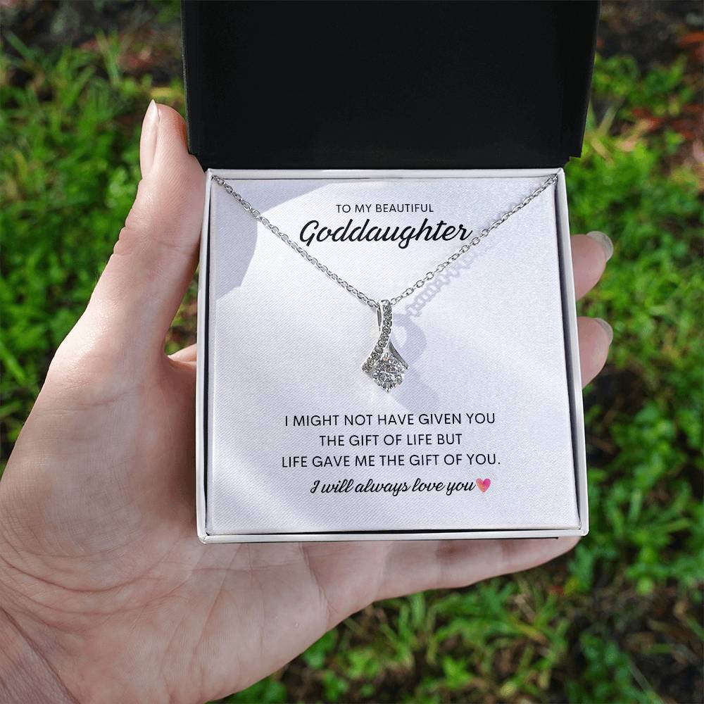 Goddaughter Gifts from Godmother Goddaughter Necklace Goddaughter baptism gift Goddaughter Birthday Goddaughter Wedding Gift Christmas gifts