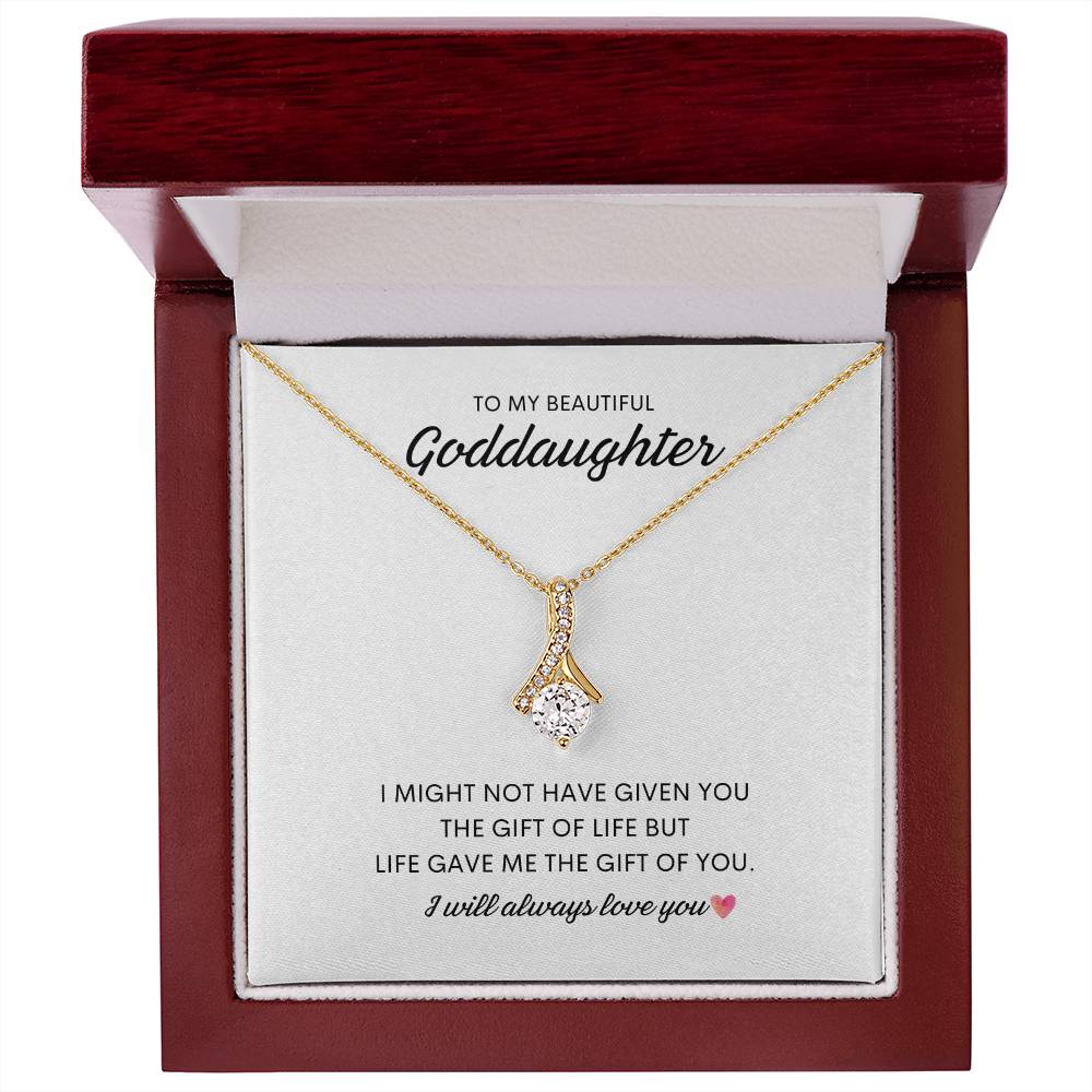 Goddaughter Gifts from Godmother Goddaughter Necklace Goddaughter baptism gift Goddaughter Birthday Goddaughter Wedding Gift Christmas gifts