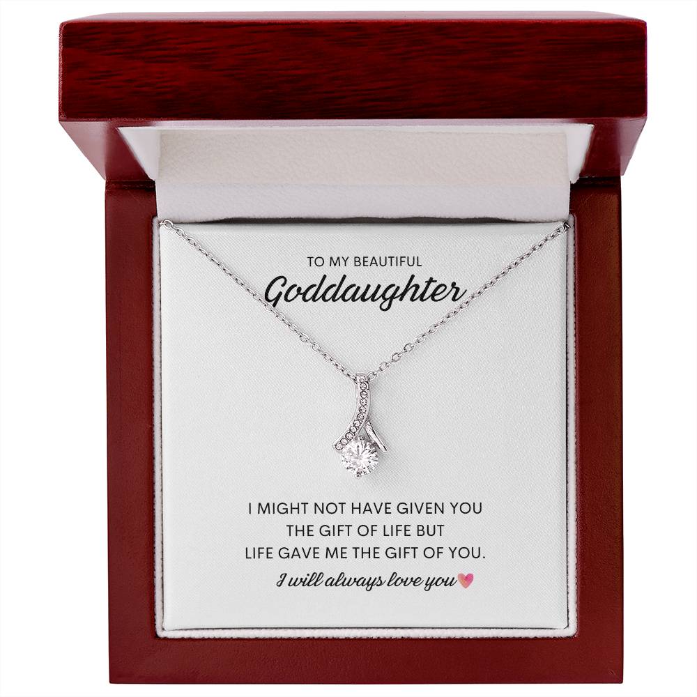 Goddaughter Gifts from Godmother Goddaughter Necklace Goddaughter baptism gift Goddaughter Birthday Goddaughter Wedding Gift Christmas gifts